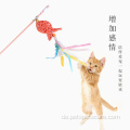 Rattan Fischspielzeug für Pet Cat spielen Stick